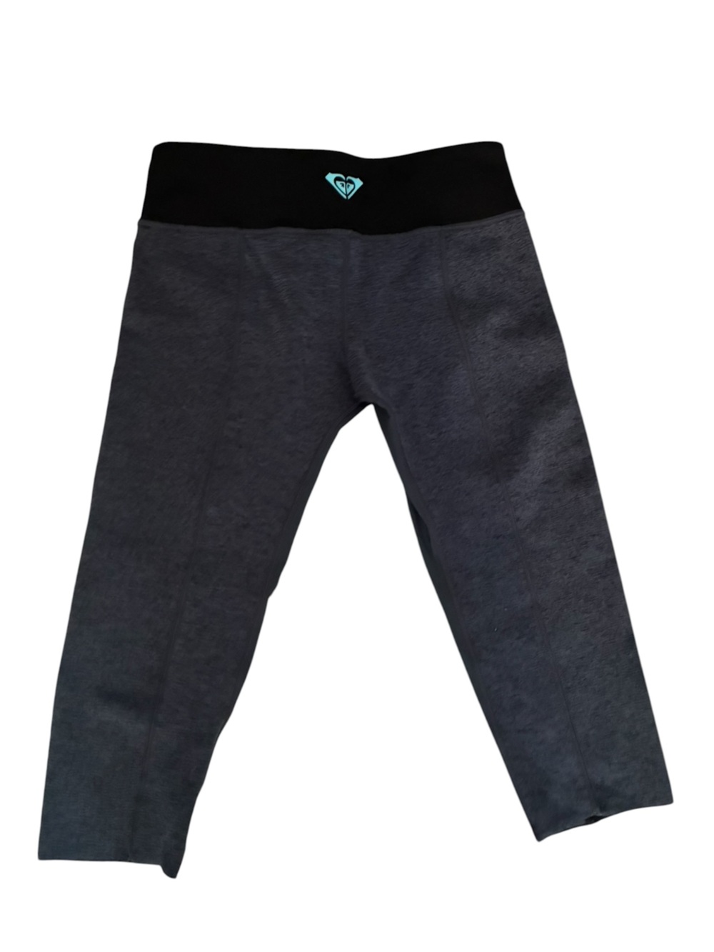 EUC Roxy Wetsuit Capri Leggings Black Surf Swim 1mm Cropped Activewear Saltwater - Picture 8 of 12